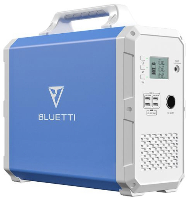 BLUETTI EB150 1500Wh/1000W Portable Power Station (Color: Blue)